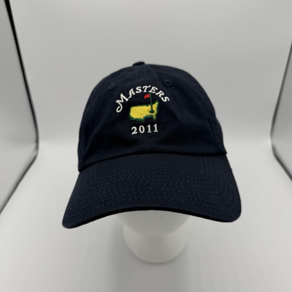 Masters 2011 Golf Baseball Cap Hat adjustable‎ buckle blue Tournament classic